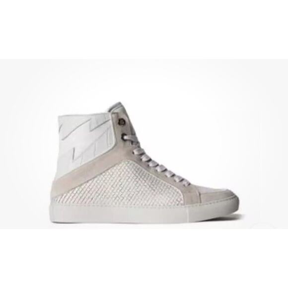 $458 MSRP - Zadig & Voltaire Women's High Top Sneaker Shoe Size EU 38 (US 7) NIB - Picture 1 of 9